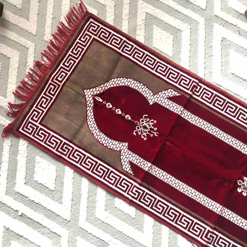 Sajadah Bludru Red Sajadah Bludru - Gambar 1