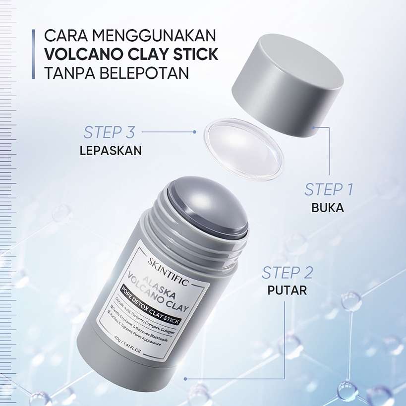 Skintific Alaska Volcano Clay Pore Detox Clay Stick2 Skintific Alaska Volcano Clay Pore Clay Stick - Gambar 6