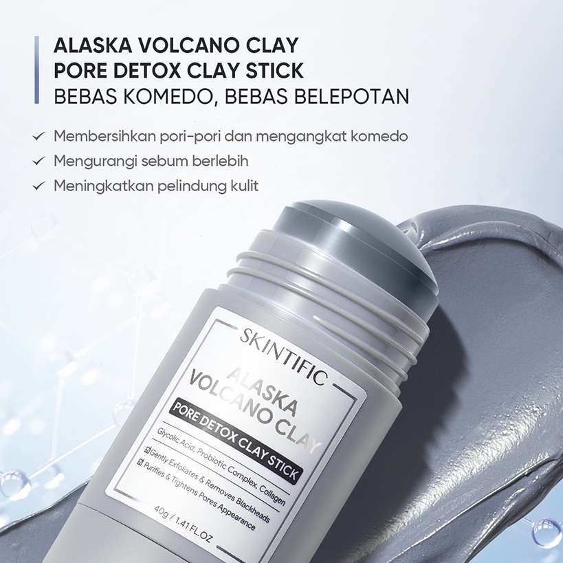 Skintific Alaska Volcano Clay Pore Detox Clay Stick4 Skintific Alaska Volcano Clay Pore Clay Stick - Gambar 3