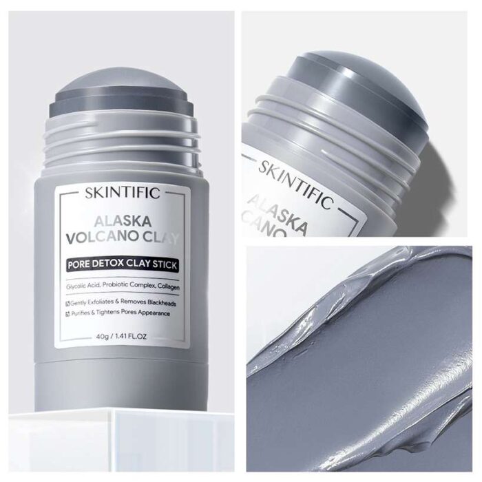 Skintific Alaska Volcano Clay Pore Clay Stick - Gambar 5