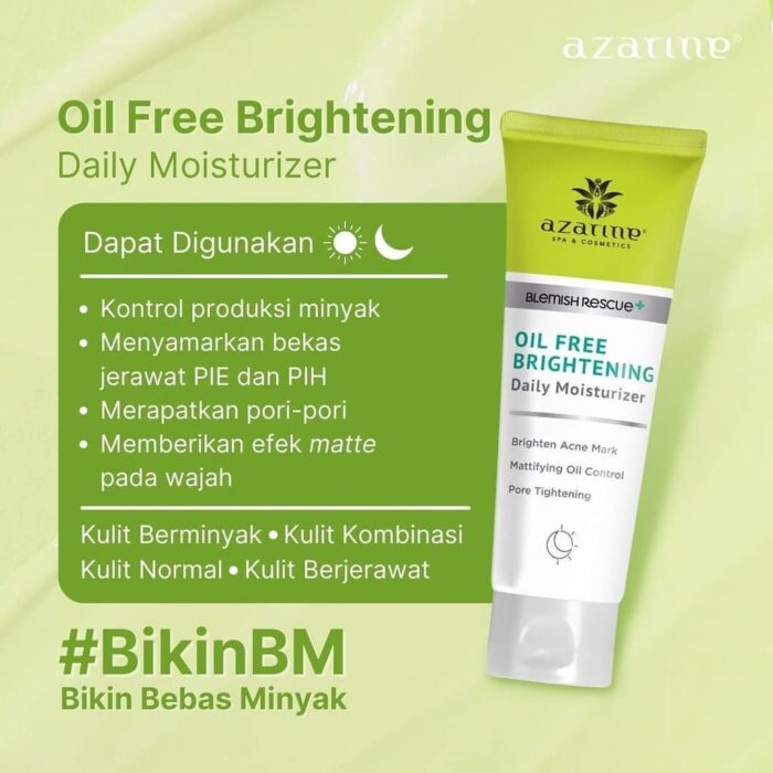 Azarine Oil Free Brightening Daily Moisturizer 40ml - Gambar 5