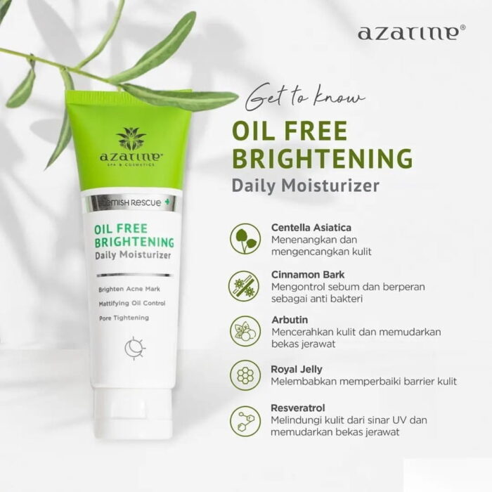 Azarine Oil Free Brightening Daily Moisturizer 40ml - Gambar 4