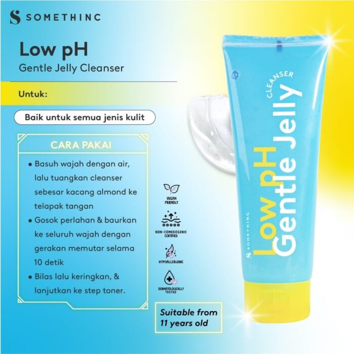 Somethinc Low pH Gentle Jelly Cleanser 100ml - Gambar 2