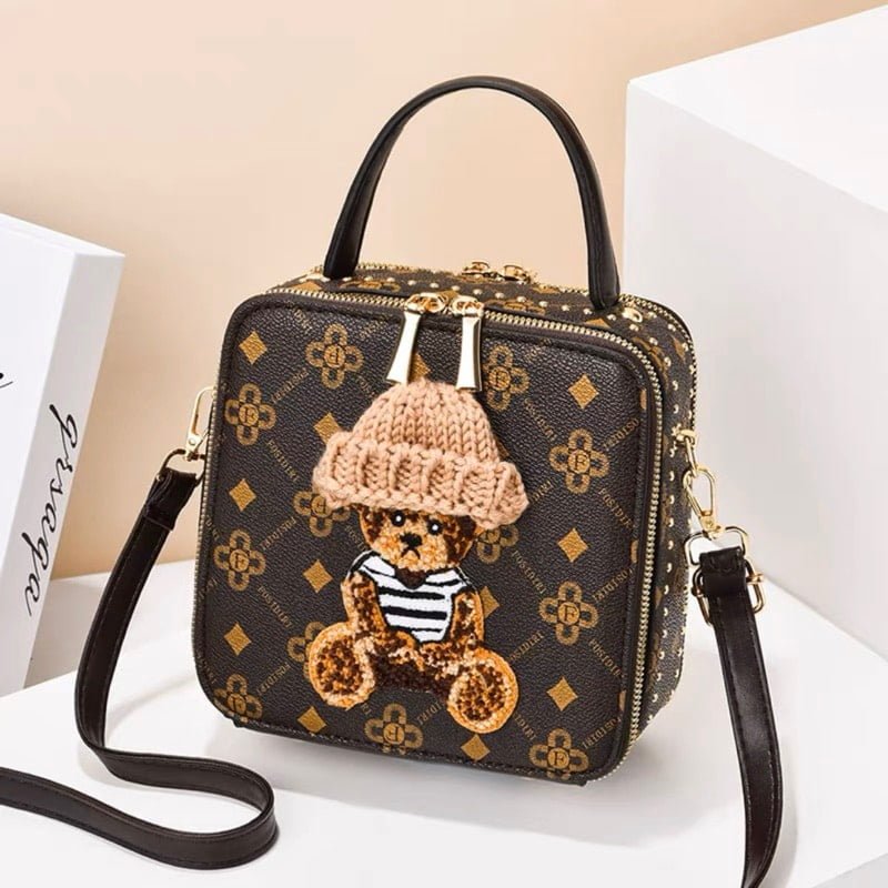 Tas Selempang Handbag Wanita Cembung Full Coffee Tas Selempang Handbag Wanita Cembung - Gambar 4