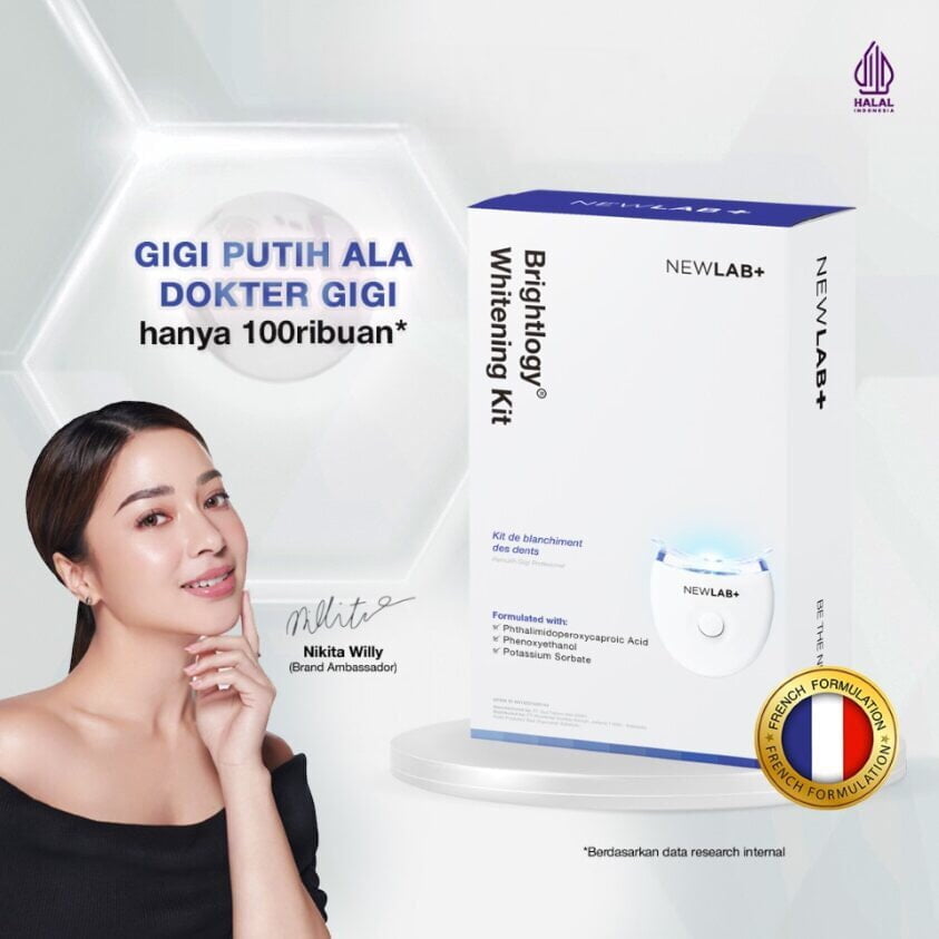 NEWLAB Pro Teeth Whitening Kit | Alat Pemutih Gigi Permanen1 NEWLAB Pro Teeth Whitening Kit | Alat Pemutih Gigi Permanen - Gambar 1