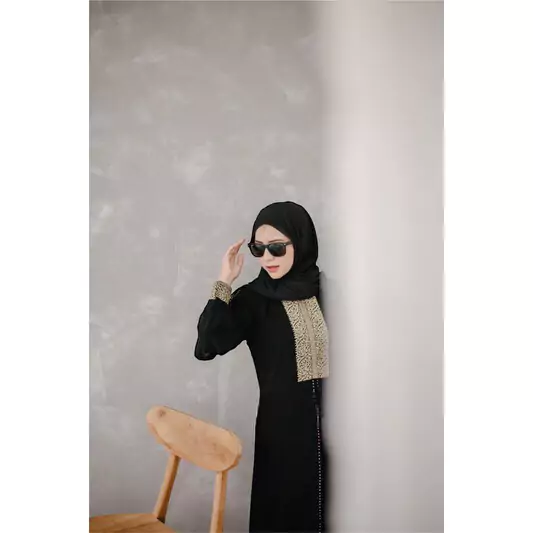abaya-dubai-hitam1 Abaya Dubai - Gambar 3