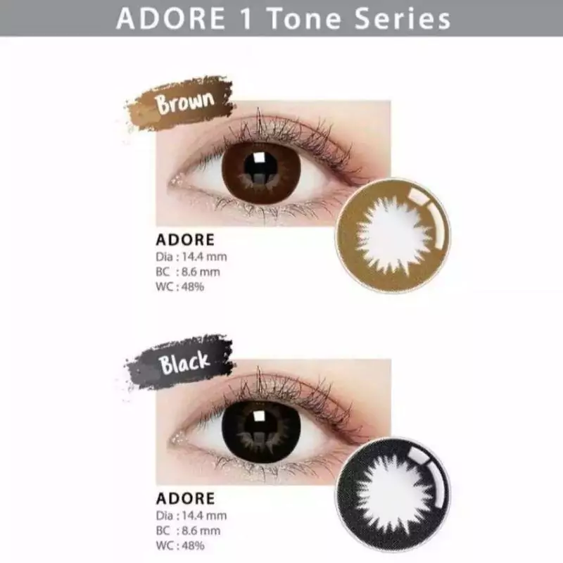 softlens-living-color-adore-1-tone Softlens Living Color Adore 1 Tone by Irislab (Normal) - Gambar 1