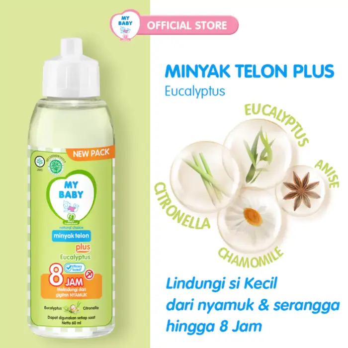 My Baby Minyak Telon Plus Anti Nyamuk 150ml - Gambar 3