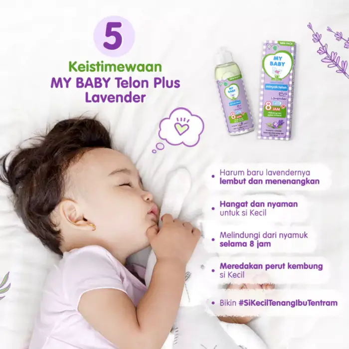My Baby Minyak Telon Plus Anti Nyamuk 150ml - Gambar 6