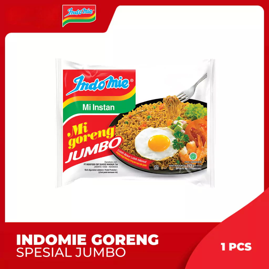 Indomie Goreng Jumbo Indomie Goreng Jumbo - Gambar 1