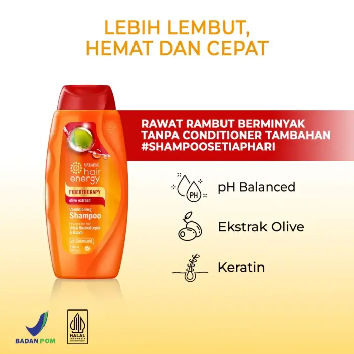 Makarizo Fibertherapy Olive Extract Shampoo 170ml - Gambar 5