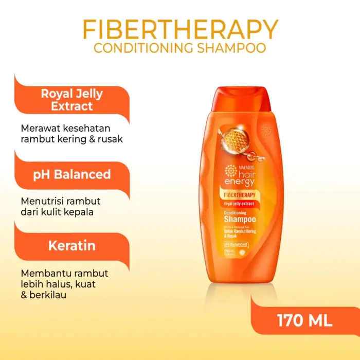 Makarizo Fibertherapy Royal Jelly Shampoo 170ml - Gambar 2
