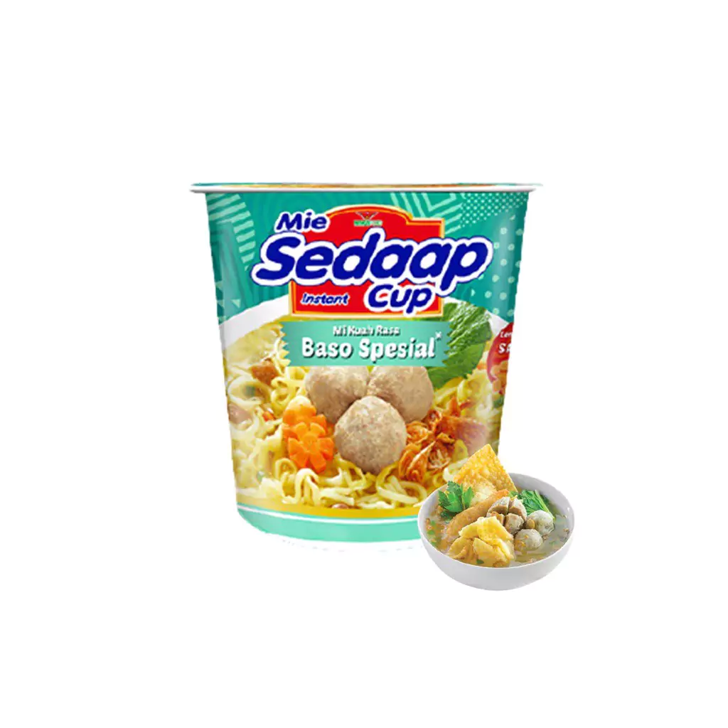Mie Sedaap Cup Rasa Baso Spesial1 Mie Sedaap Cup Baso Spesial - Gambar 2