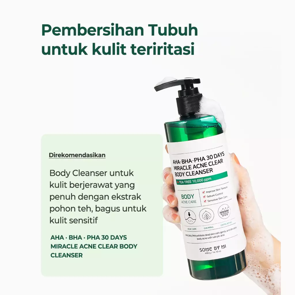 Some By Mi Aha Bha Pha Miracle Acne Clear Body Cleanser2 Some By Mi Aha Bha Pha Miracle Acne Clear Body Cleanser - Gambar 7