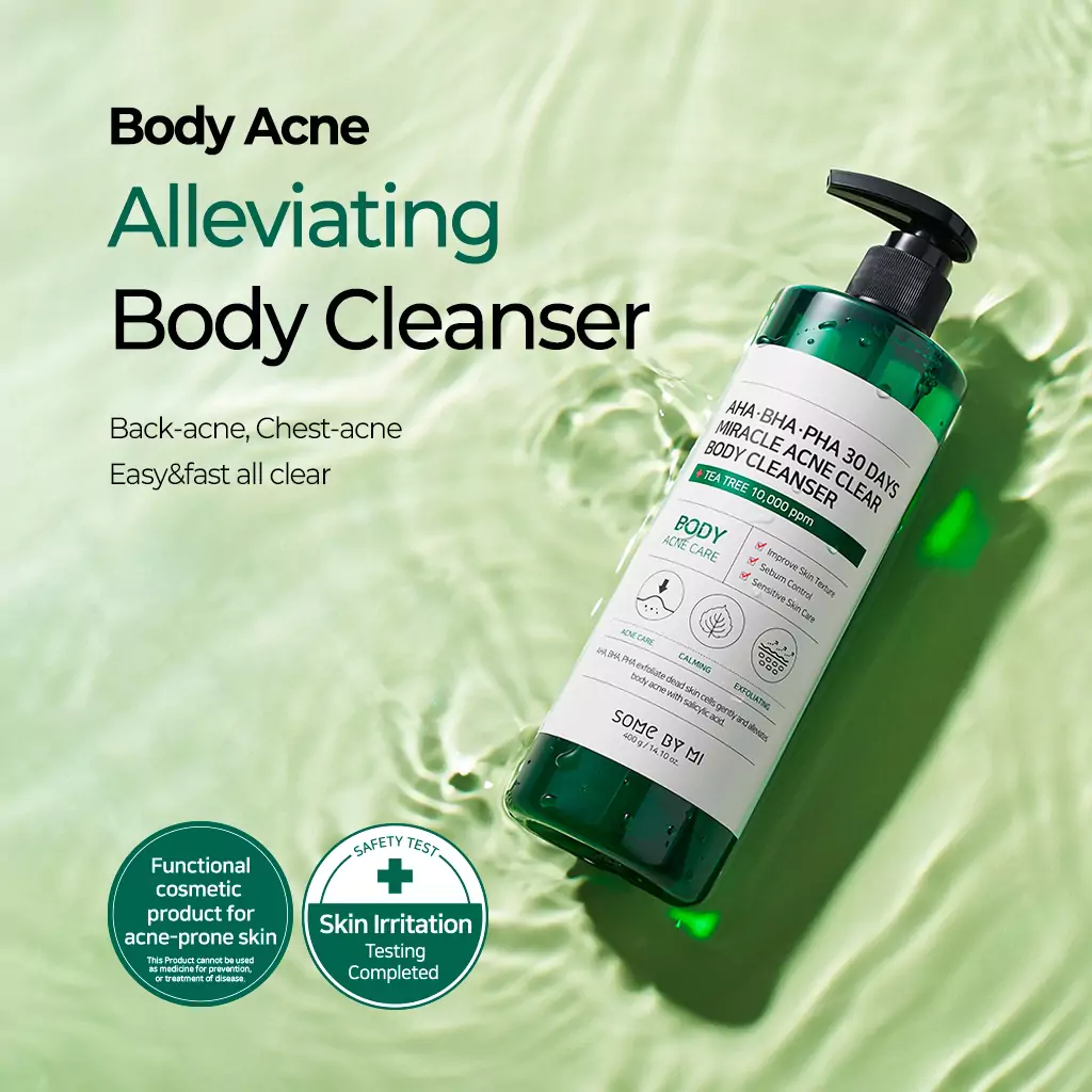 Some By Mi Aha Bha Pha Miracle Acne Clear Body Cleanser3 Some By Mi Aha Bha Pha Miracle Acne Clear Body Cleanser - Gambar 6