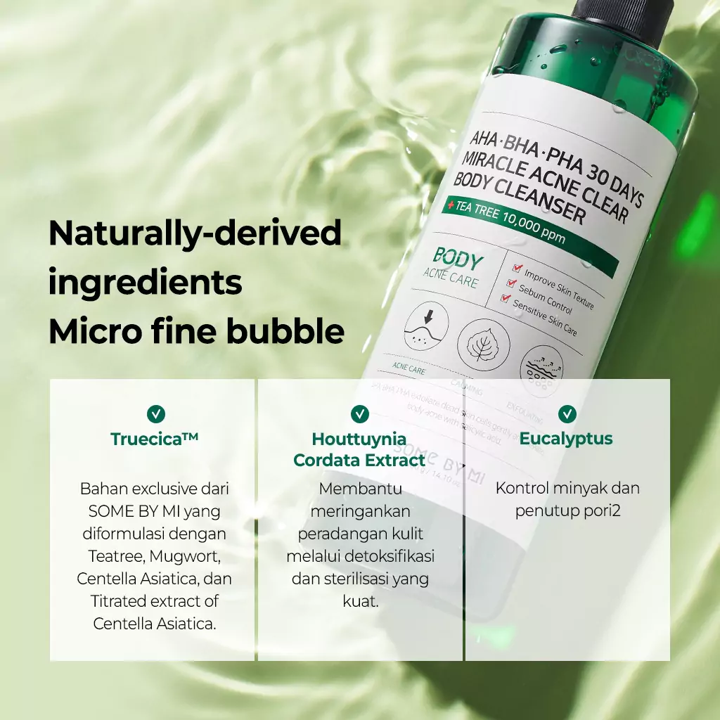 Some By Mi Aha Bha Pha Miracle Acne Clear Body Cleanser5 Some By Mi Aha Bha Pha Miracle Acne Clear Body Cleanser - Gambar 4