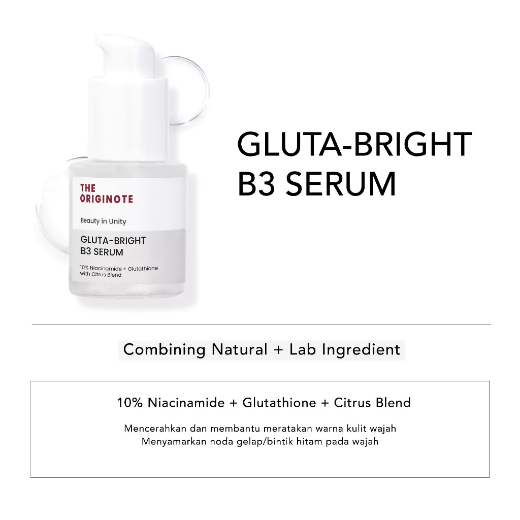 The Originote Gluta-Bright B3 Serum2 The Originote Gluta-Bright B3 Serum - Gambar 2