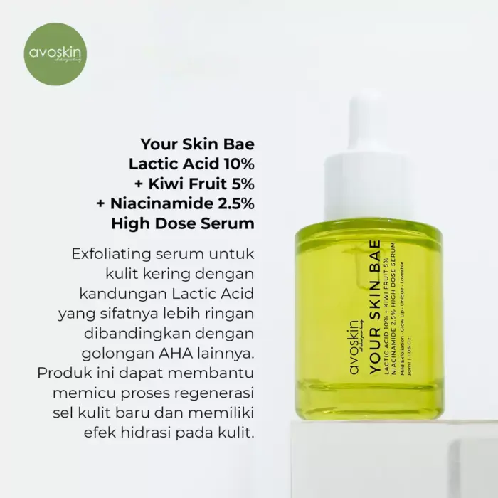 Avoskin Your Skin Bae Lactic Acid 30ml - Gambar 2