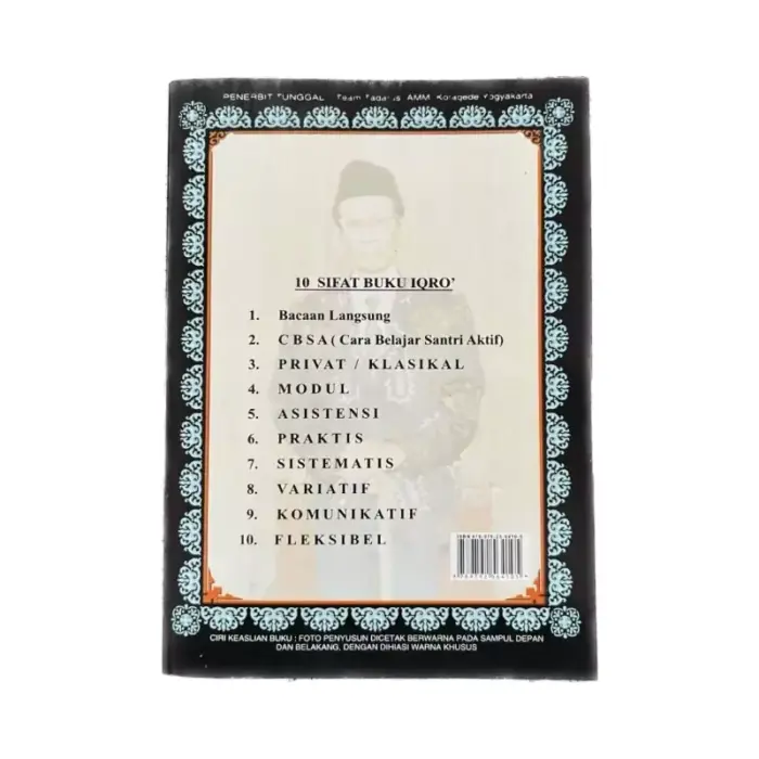 Buku Iqro' Besar Warna Hitama - Gambar 2