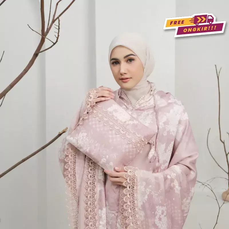 Mukena-Dewasa-Maxmara-Silk-Premium-Renda OK Mukena Dewasa Maxmara Silk Premium - Gambar 1
