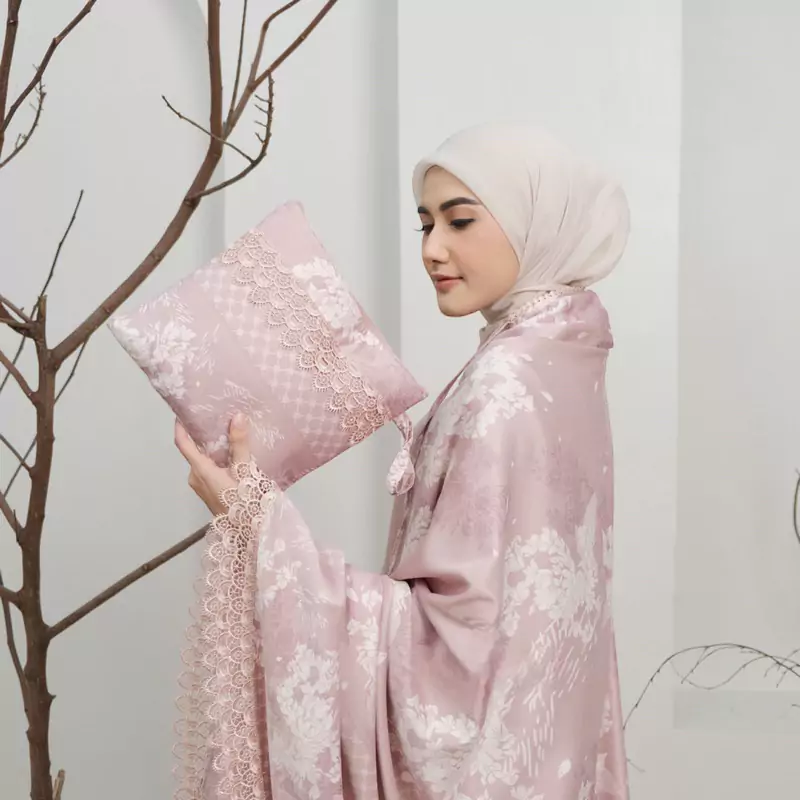 Mukena Dewasa Maxmara Silk Premium Renda2 Mukena Dewasa Maxmara Silk Premium - Gambar 2