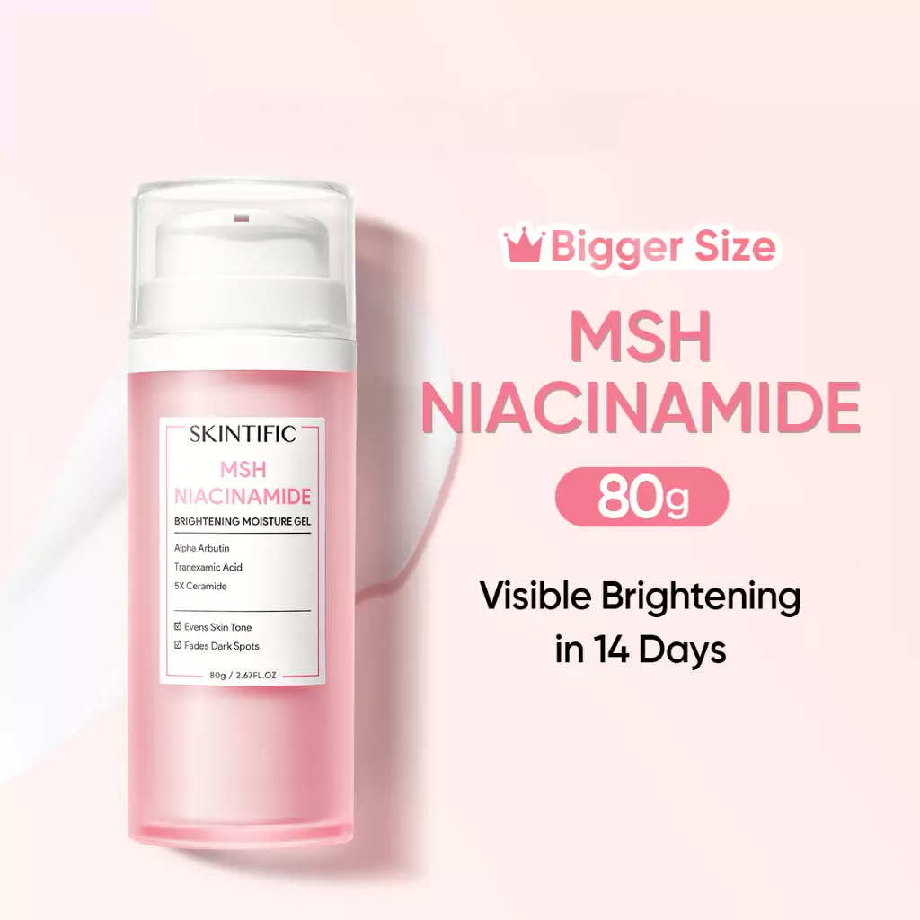 Skintific MSH Niacinamide Brightening Moisture Gel 80 gr6 Skintific MSH Niacinamide Brightening Moisture Gel 80 gr - Gambar 1