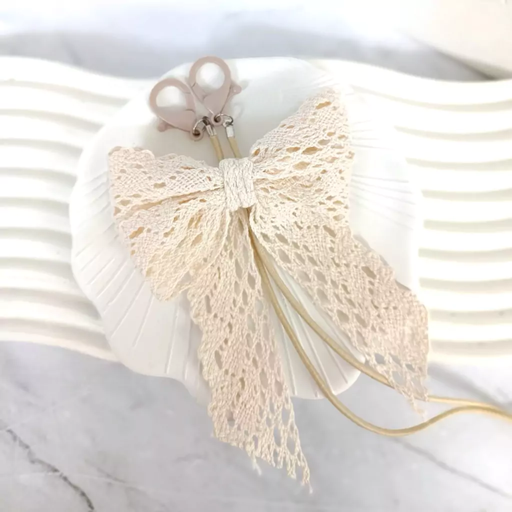 Strap Mask Hijab Pita Renda Strap Mask Hijab Pita Renda - Gambar 1