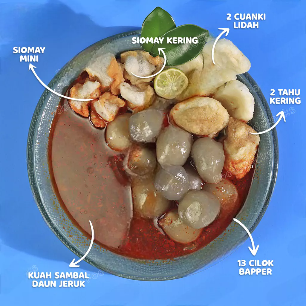 Cilokba Cilok Bapper Rasa Sambal Daun Jeruk2 Cilokba Cilok Bapper Rasa Sambal Daun Jeruk - Gambar 2
