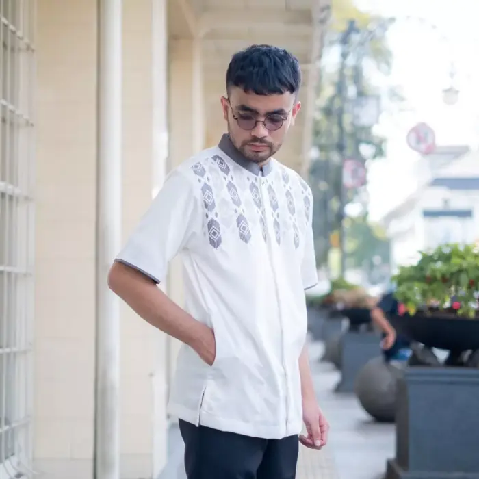 Baju Koko Lengan Pendek UO40 - Gambar 5