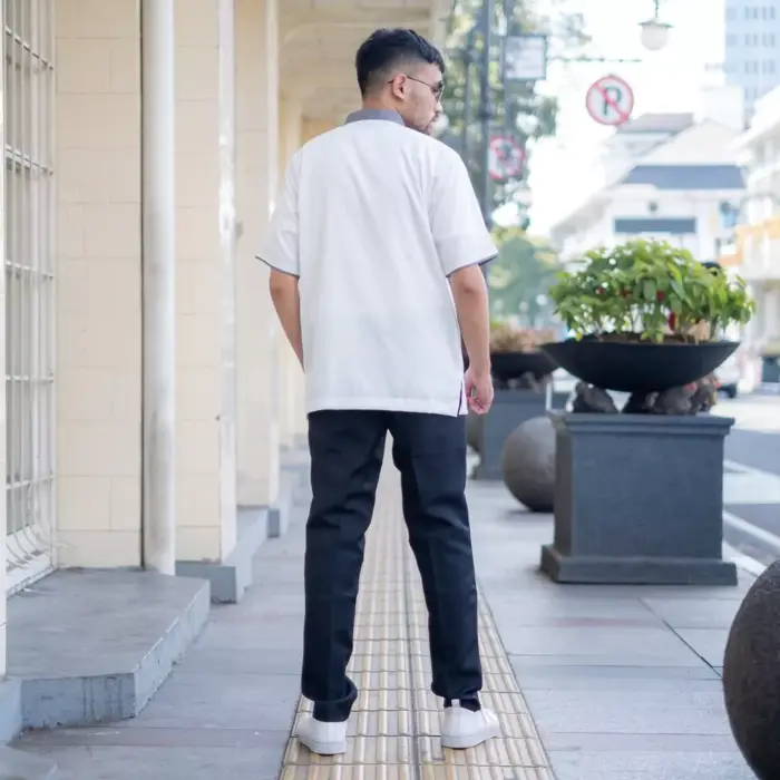 Baju Koko Lengan Pendek UO40 - Gambar 4