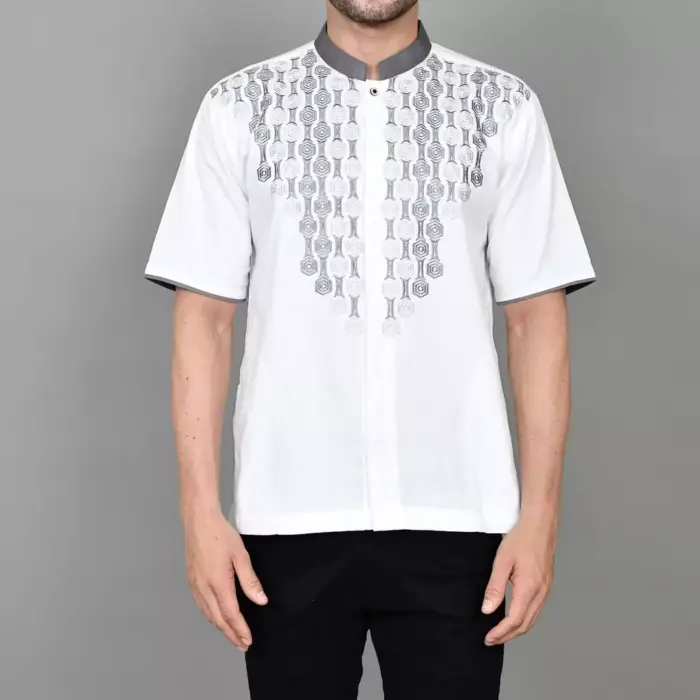 Baju Koko Lengan Pendek UO44 - Gambar 2