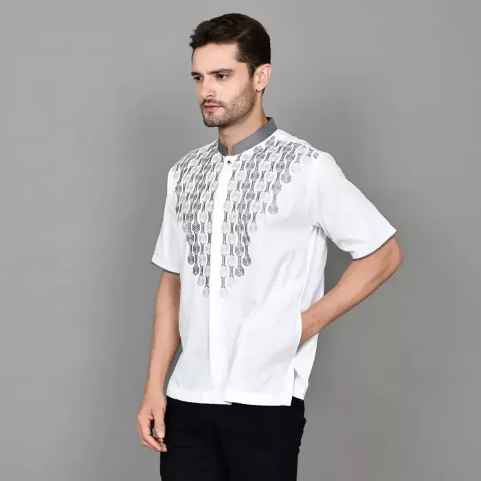 Baju Koko Lengan Pendek UO44 - Gambar 3
