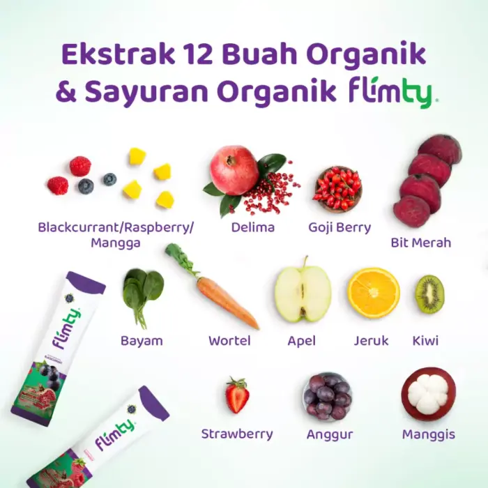 Flimty Fiber 1 Box Isi 16 sachet - Gambar 4