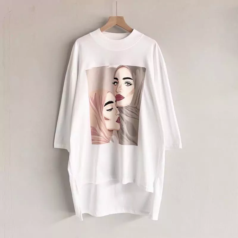 Kaos Top Oversized Kaos Top Oversized - Gambar 1