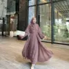 Abaya Beyza Pashmina Set - Gambar 5