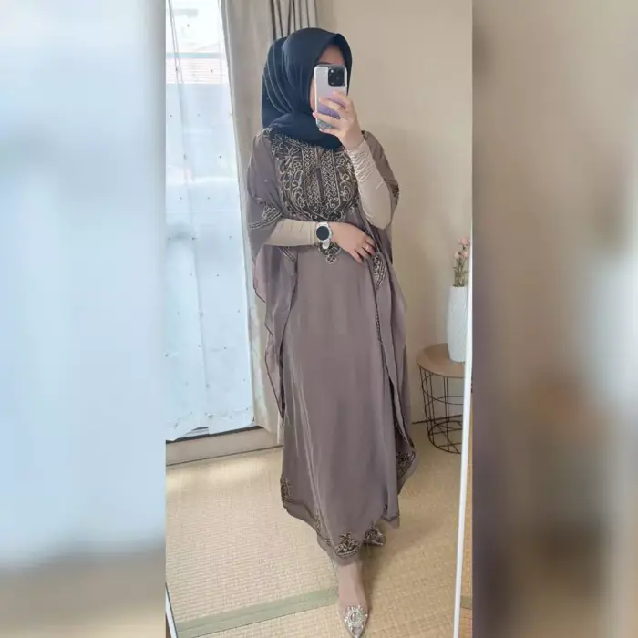 Agatha Kaftan Plus Inner - Gambar 7