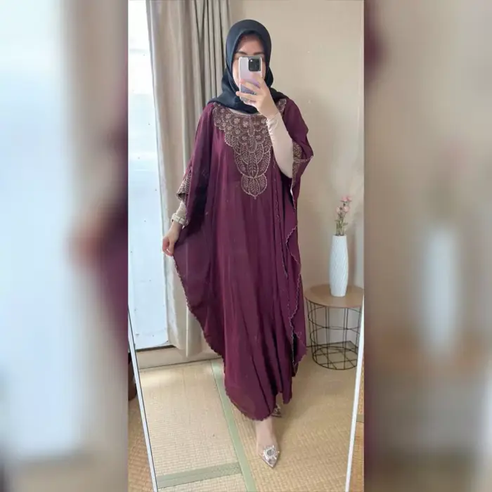Agatha Kaftan Plus Inner - Gambar 4