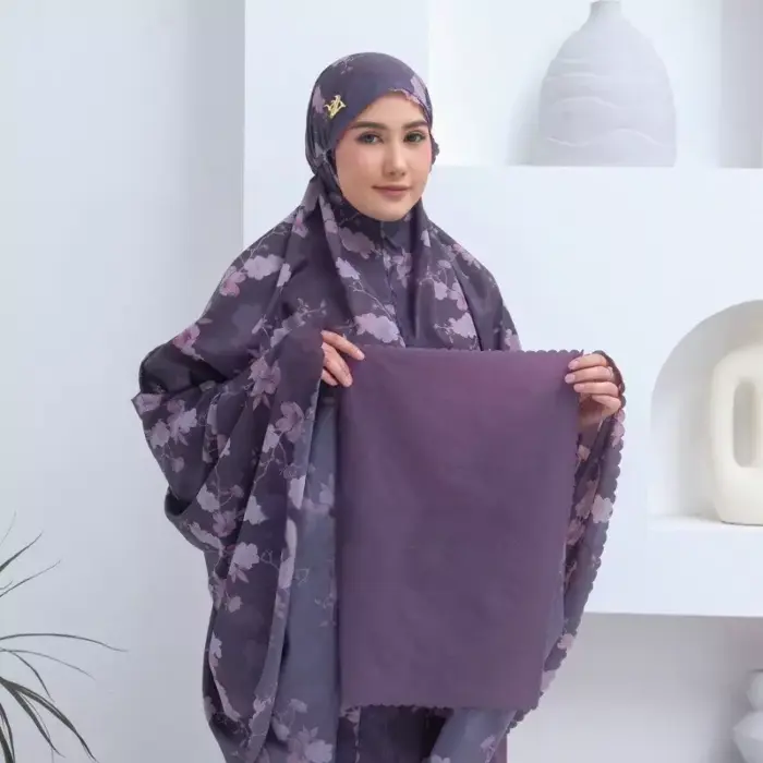 Mukena Mini 2in1 Lasercut Motif Parasut Premium - Gambar 4