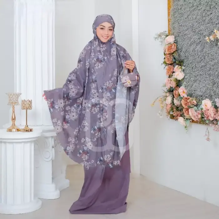 Mukena Travel Parasut Premium Plus Sajadah - Gambar 5