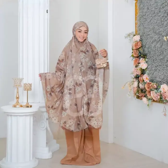 Mukena Travel Parasut Premium Plus Sajadah - Gambar 7
