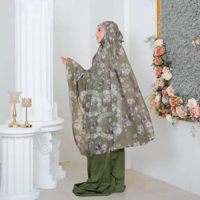 Mukena Travel Parasut Premium Plus Sajadah - Gambar 6