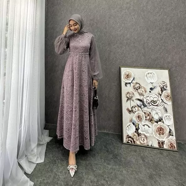 Nadine Dress Exclusive2 Nadine Dress Exclusive (Size M) - Gambar 1