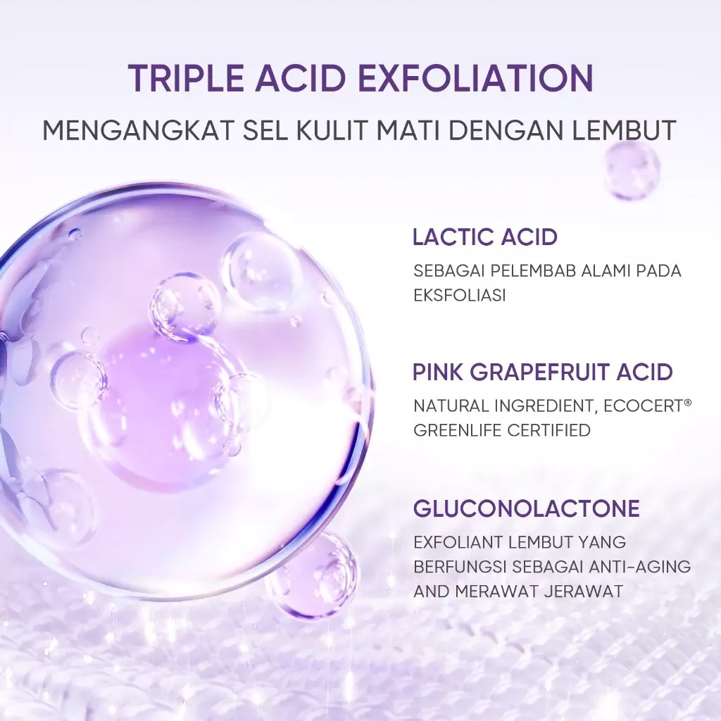 Skintific Lactic Acid Skin Renewal Exfoliating Serum 6 Skintific Lactic Acid Skin Renewal Exfoliating Serum - Gambar 3