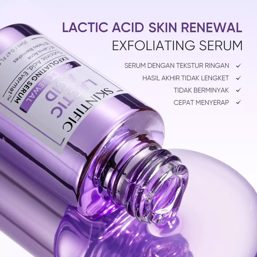 Skintific Lactic Acid Skin Renewal Exfoliating Serum 7 Skintific Lactic Acid Skin Renewal Exfoliating Serum - Gambar 5