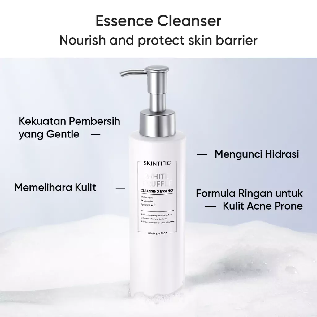 Skintific White Truffle Cleansing Essence 80ml1 Skintific White Truffle Cleansing Essence 80ml - Gambar 3