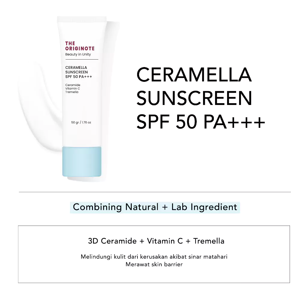 The Originote Ceramella Sunscreen SPF501 The Originote Ceramella Sunscreen SPF50 PA+++ - Gambar 2