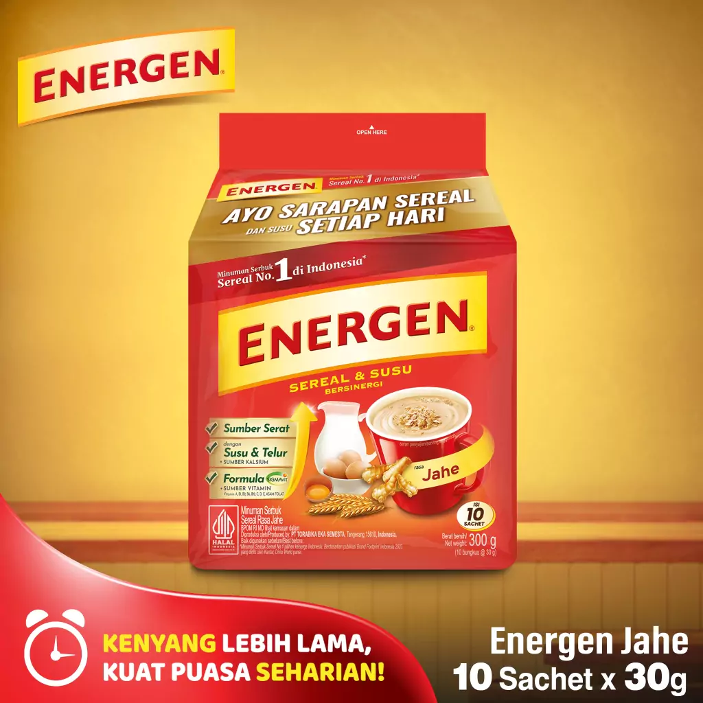 Energen Jahe1 Energen Jahe Isi 10 Sachet - Gambar 1