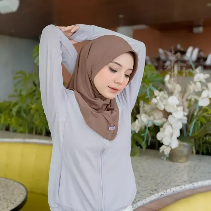 Hijab Sport Size Sedang (M) - Gambar 3