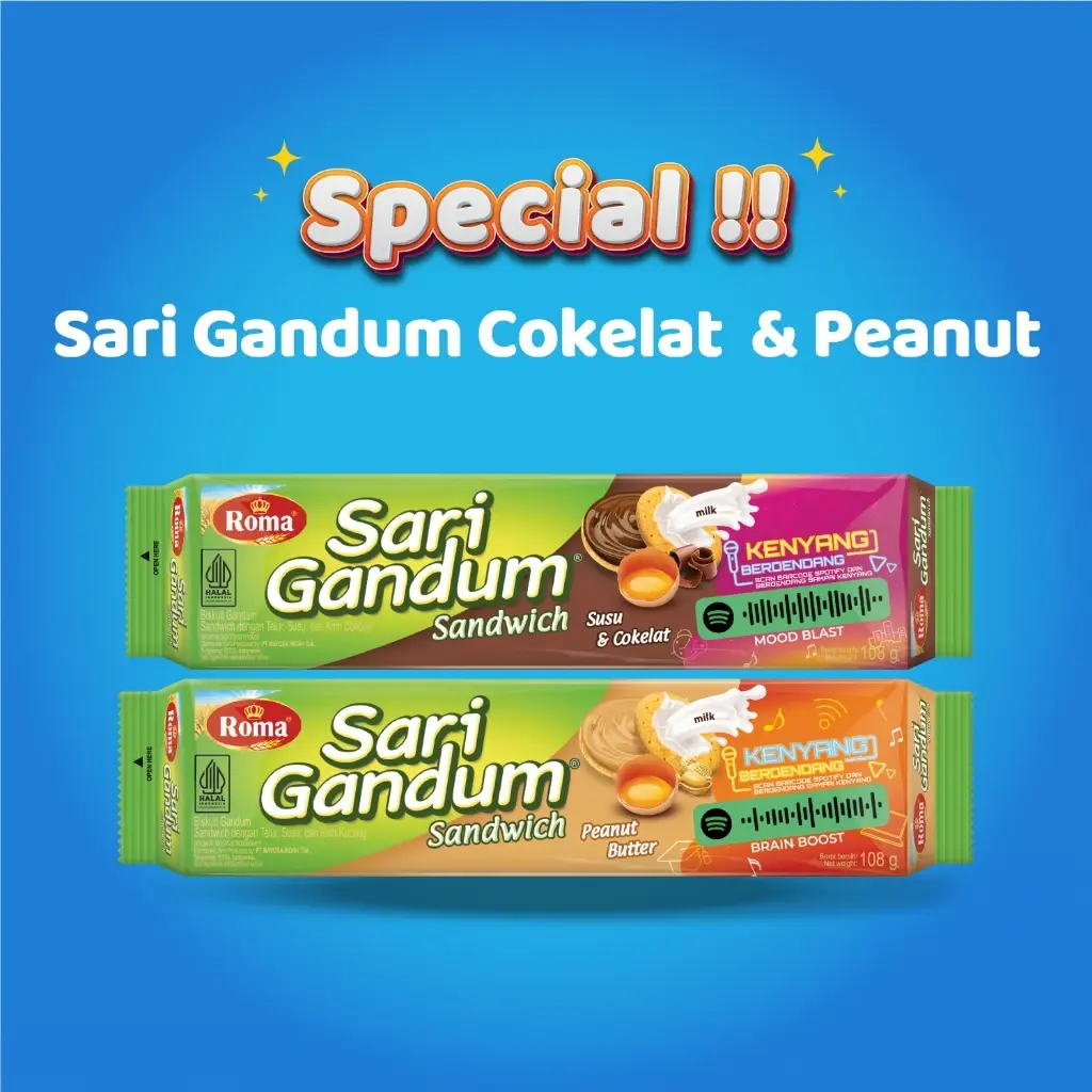 Roma Sari Gandum Roma Sari Gandum 108 gr - Gambar 1