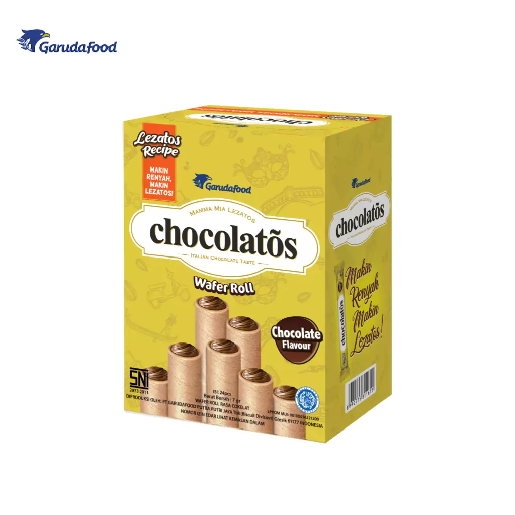 Chocolatos Wafer Stick 8gr x 24 1 Chocolatos Wafer Stick 8gr x 24 - Gambar 2